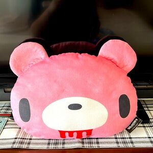 Hot Topic Gloomy Bear Face Pillow